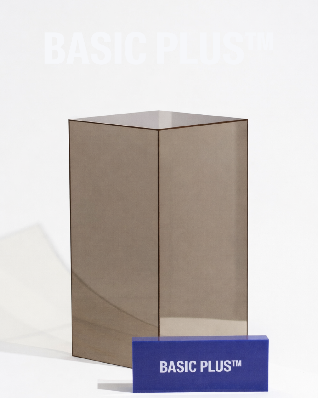 Bronze Mirror Acrylic Display Plinth