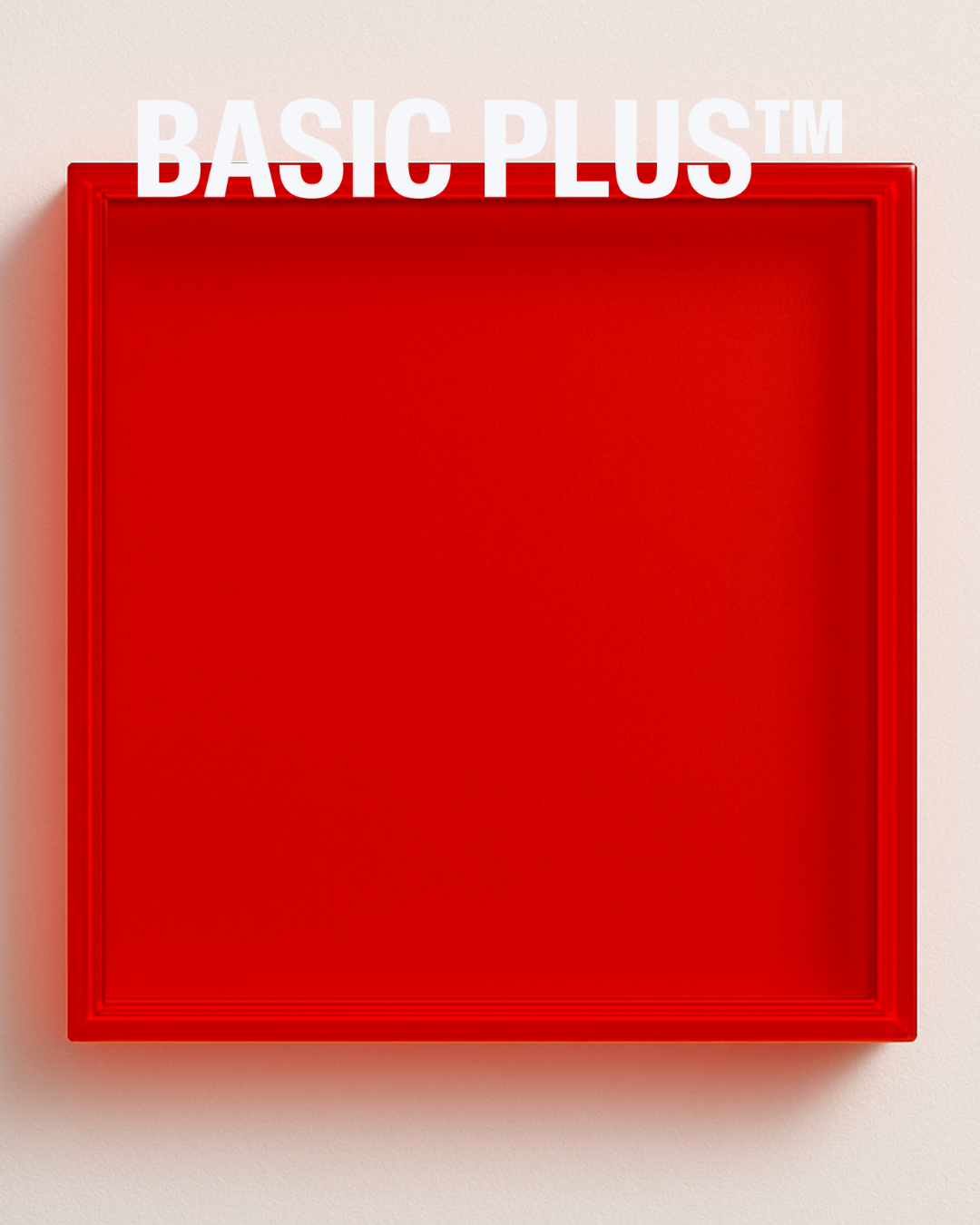 Transparent Red Acrylic Frame