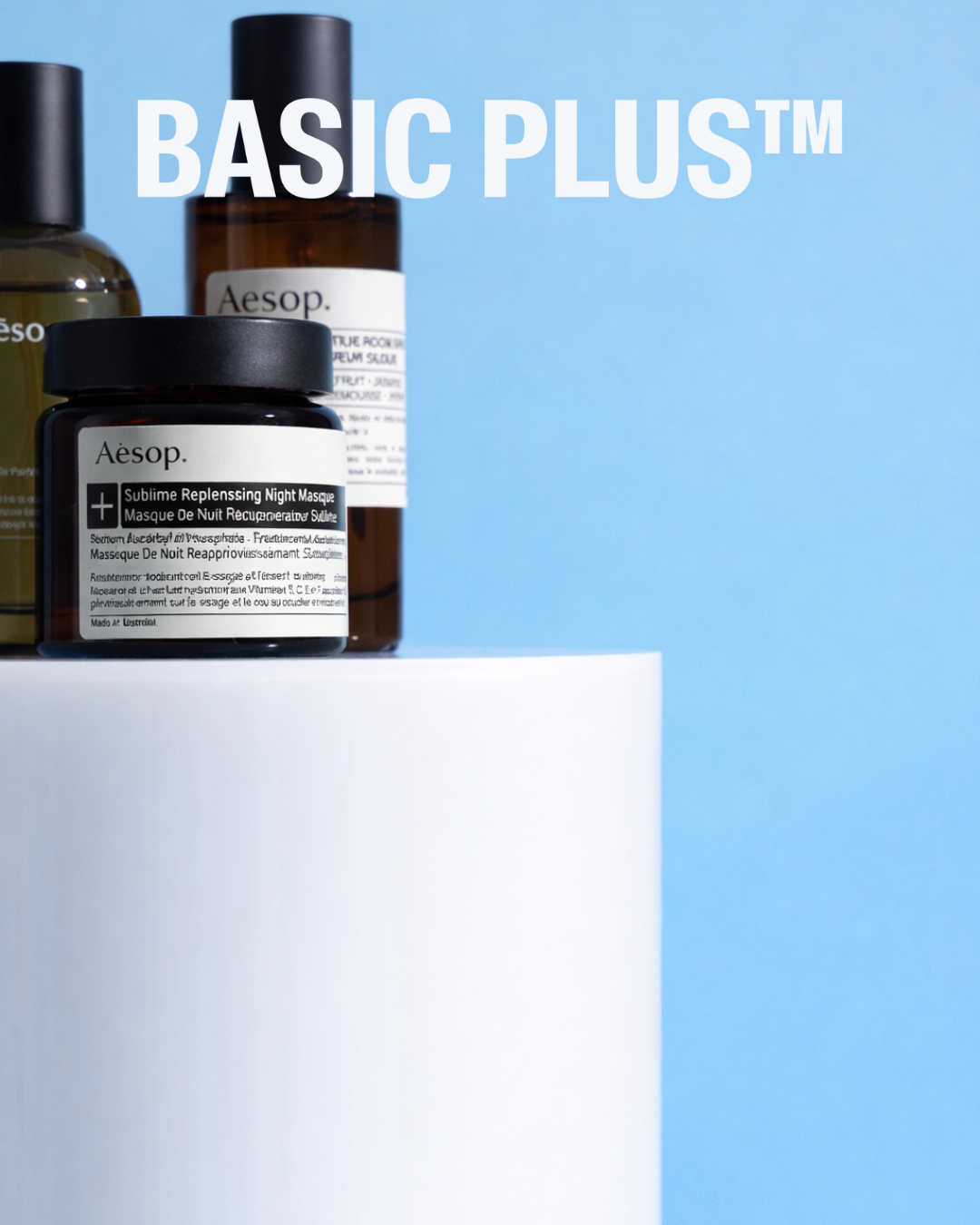 Translucent White Round Acrylic Plinth