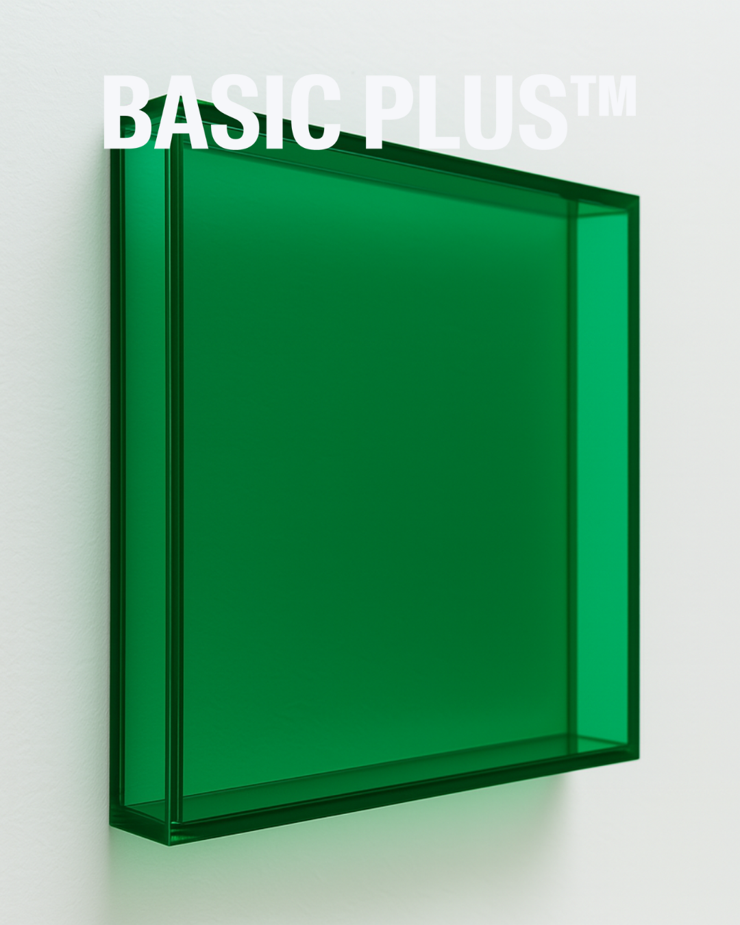 Transparent Green Acrylic Frame